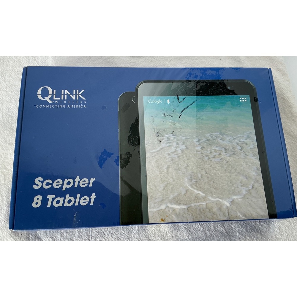 Q Link Wireless Scepter 8 Tablet Android 11‎ 8in IPS 16GB Black New NWT